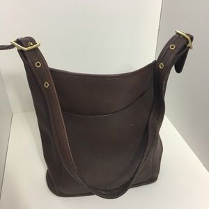 Vintage Coach Leather Shoulder Bag